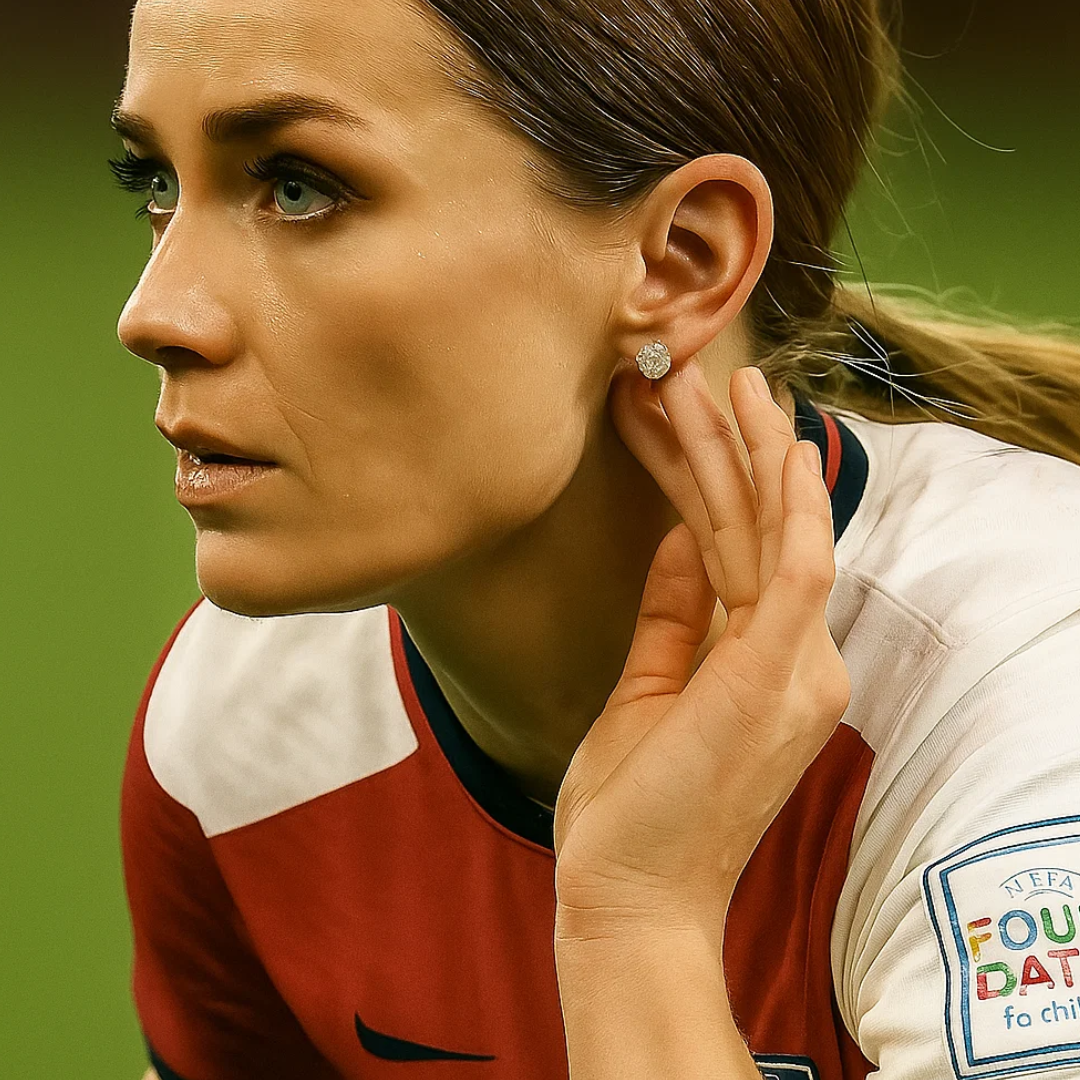 Rya | 18K Gold Plated Classic Tennis Waterproof Stud Earrings