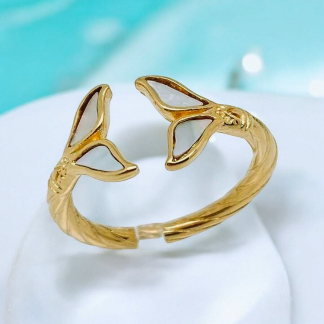 Josie | Gold Plated Fish-Tail Ring