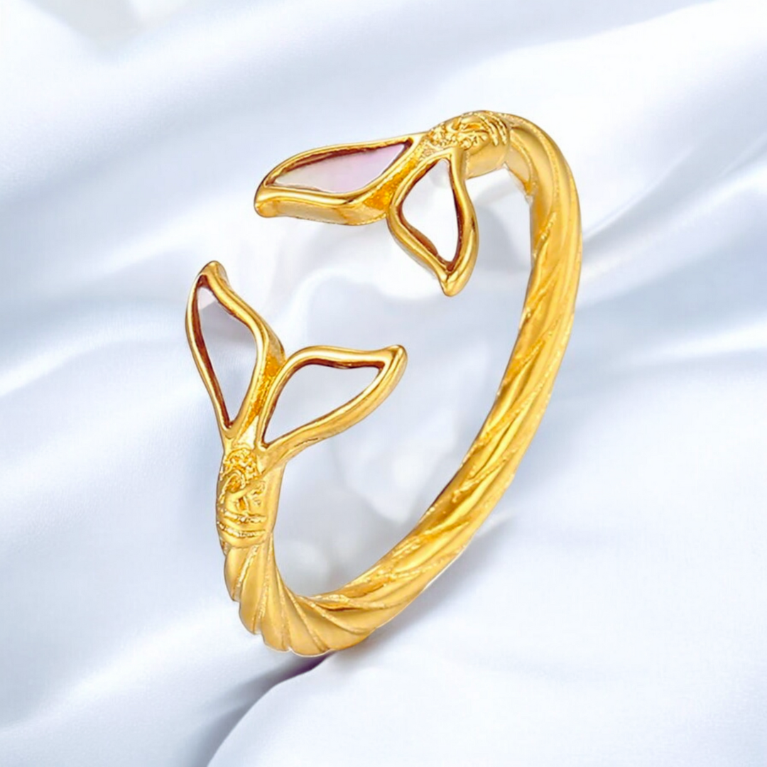 Josie | Gold Plated Fish-Tail Ring
