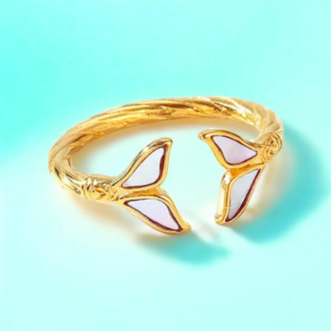 Josie | Gold Plated Fish-Tail Ring