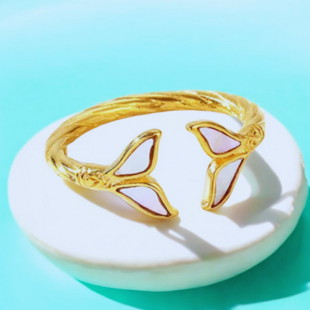 Josie | Gold Plated Fish-Tail Ring