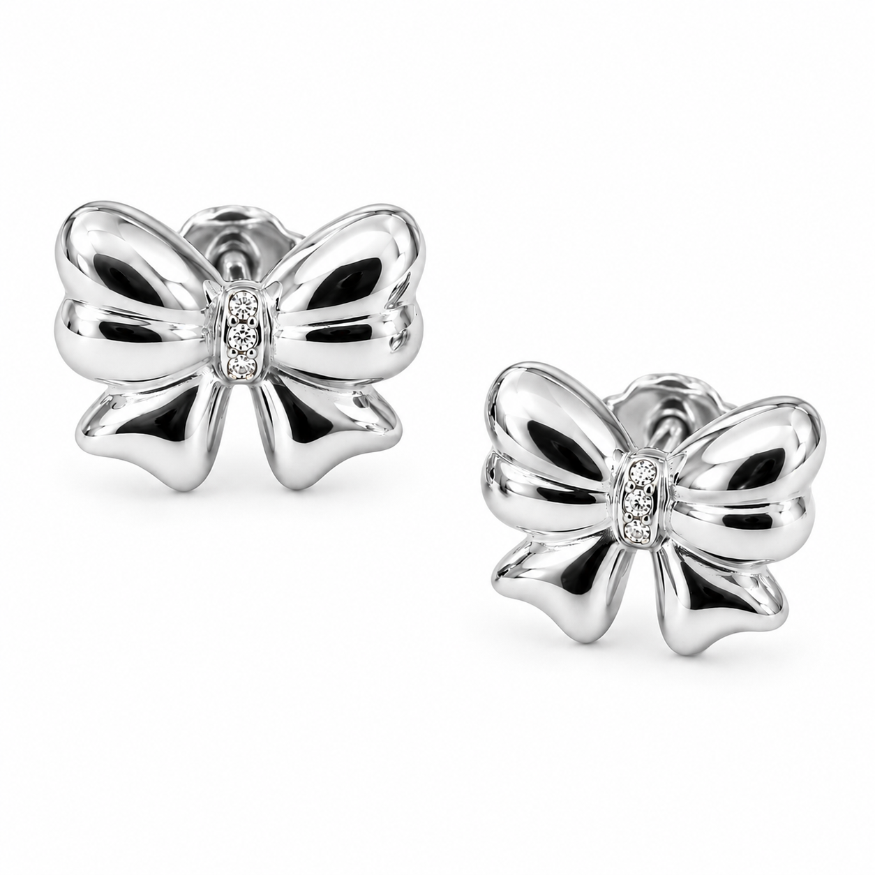 Aurora | Gold Plated Bow Stud Earrings