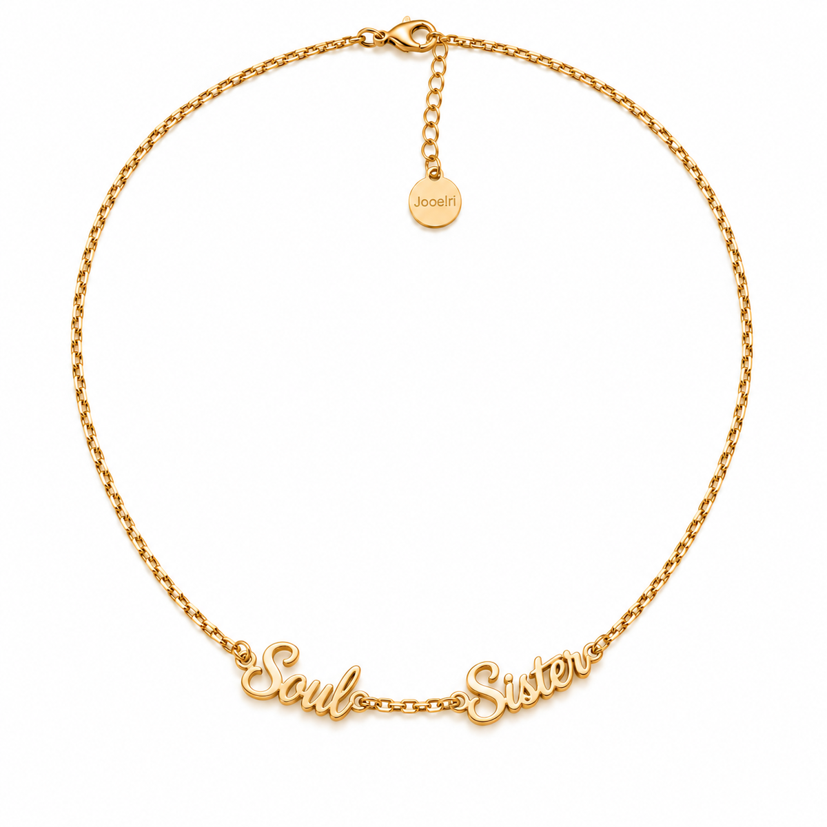 Rexie | Gold Plated Sentiment Necklace