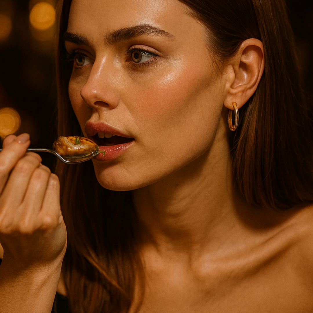 Mavis | 18K Gold Plated Simple Boat Hoop Waterproof Earrings