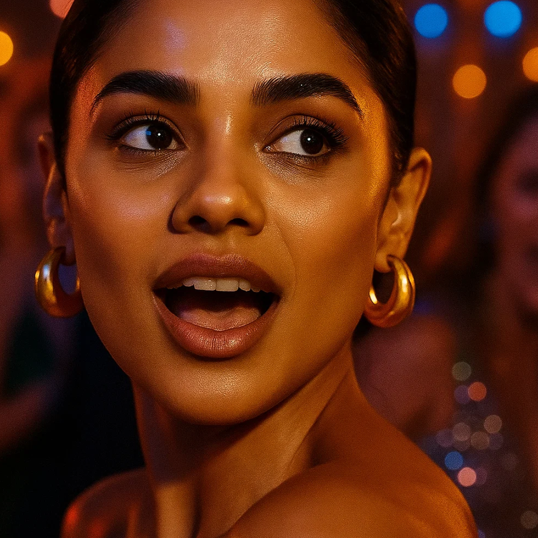 Millie | Gold Plated C-Shaped Hoop Earrings