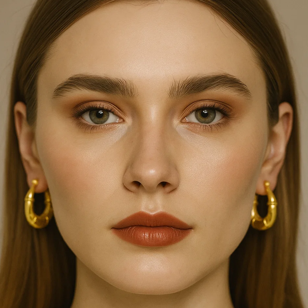 Nia | 18K Gold Plated U-Shaped Buckle Waterproof Hoop Earrings