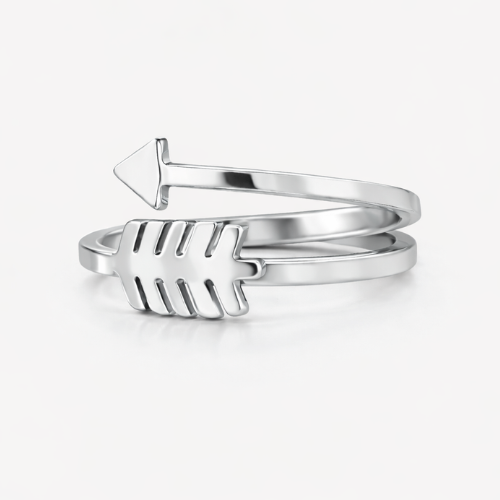 Donna | Gold Plated Arrow Resizable Ring