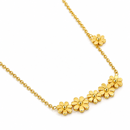 Lilliana | Gold-Plated Fiorella Necklace
