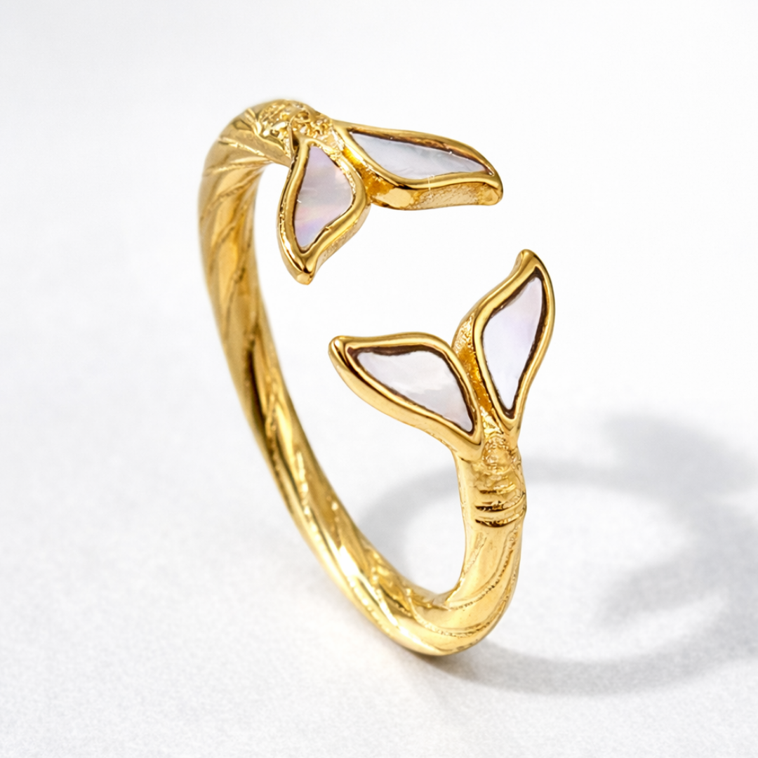 Josie | Gold Plated Fish-Tail Ring