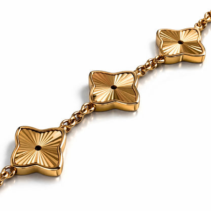 Clover Bracelet - Textured Multi Clover Waterproof Bracelet