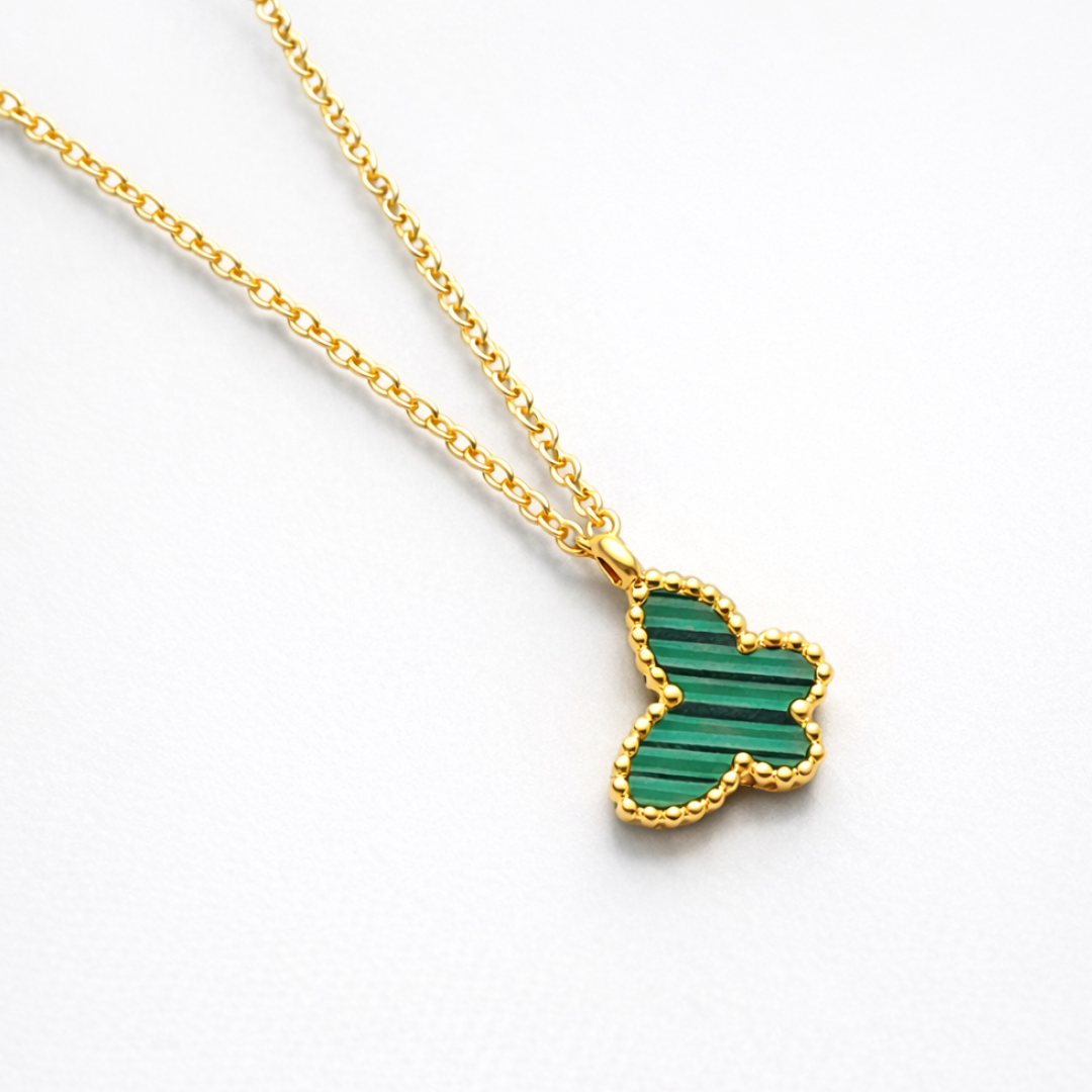 Kacie | Gold Plated Butterfly Pendant Necklace