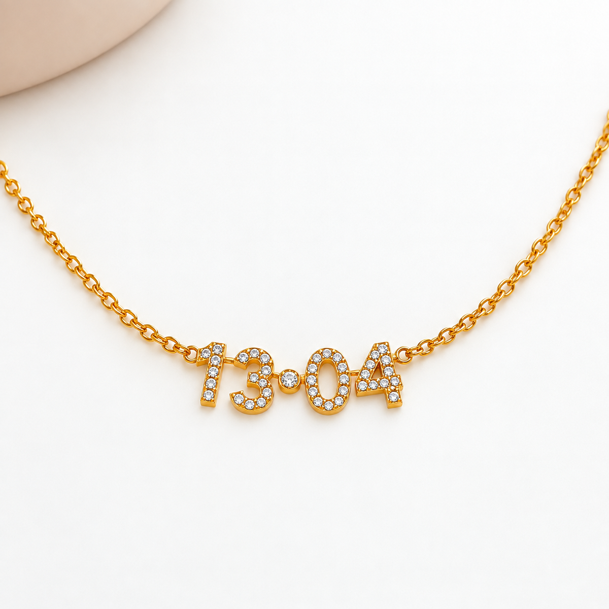Ariya | Gold Plated ICY Date Necklace