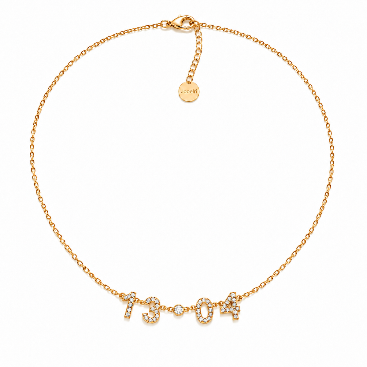 Ariya | Gold Plated ICY Date Necklace