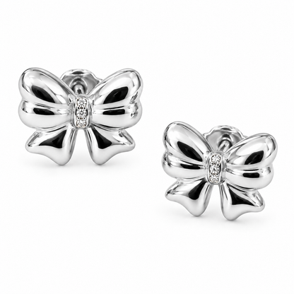 Aurora | Gold Plated Bow Stud Earrings