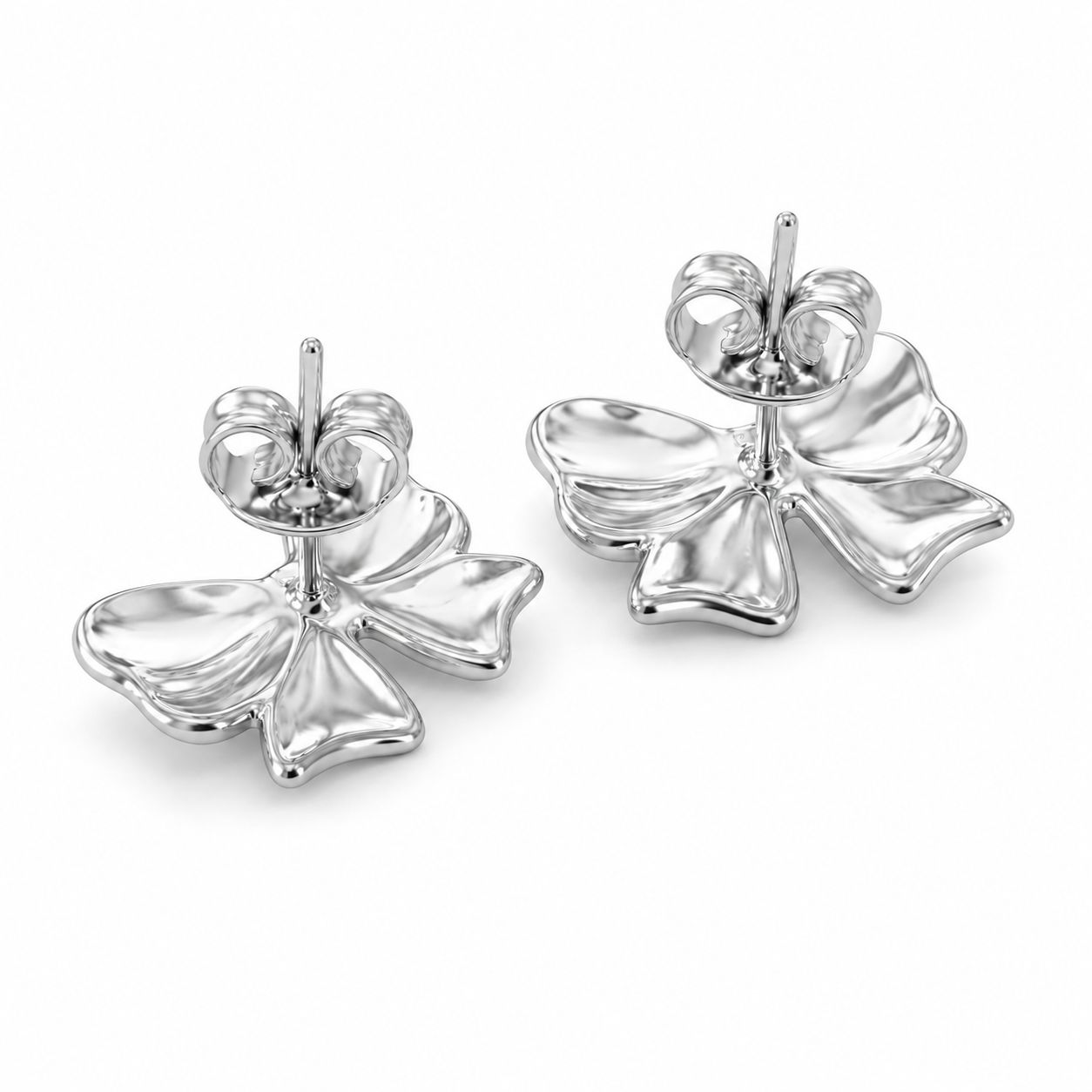 Aurora | Gold Plated Bow Stud Earrings