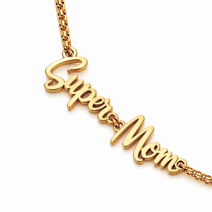 Rexie | Gold Plated Sentiment Necklace