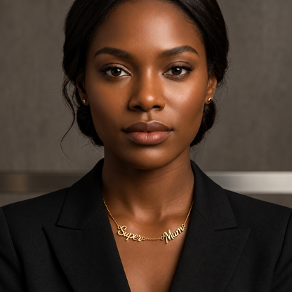 Rexie | Gold Plated Sentiment Necklace
