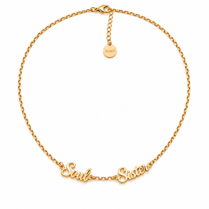 Rexie | Gold Plated Sentiment Necklace