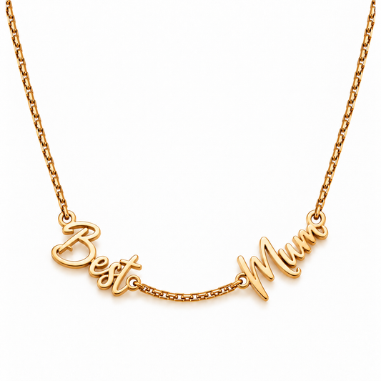 Rexie | Gold Plated Sentiment Necklace