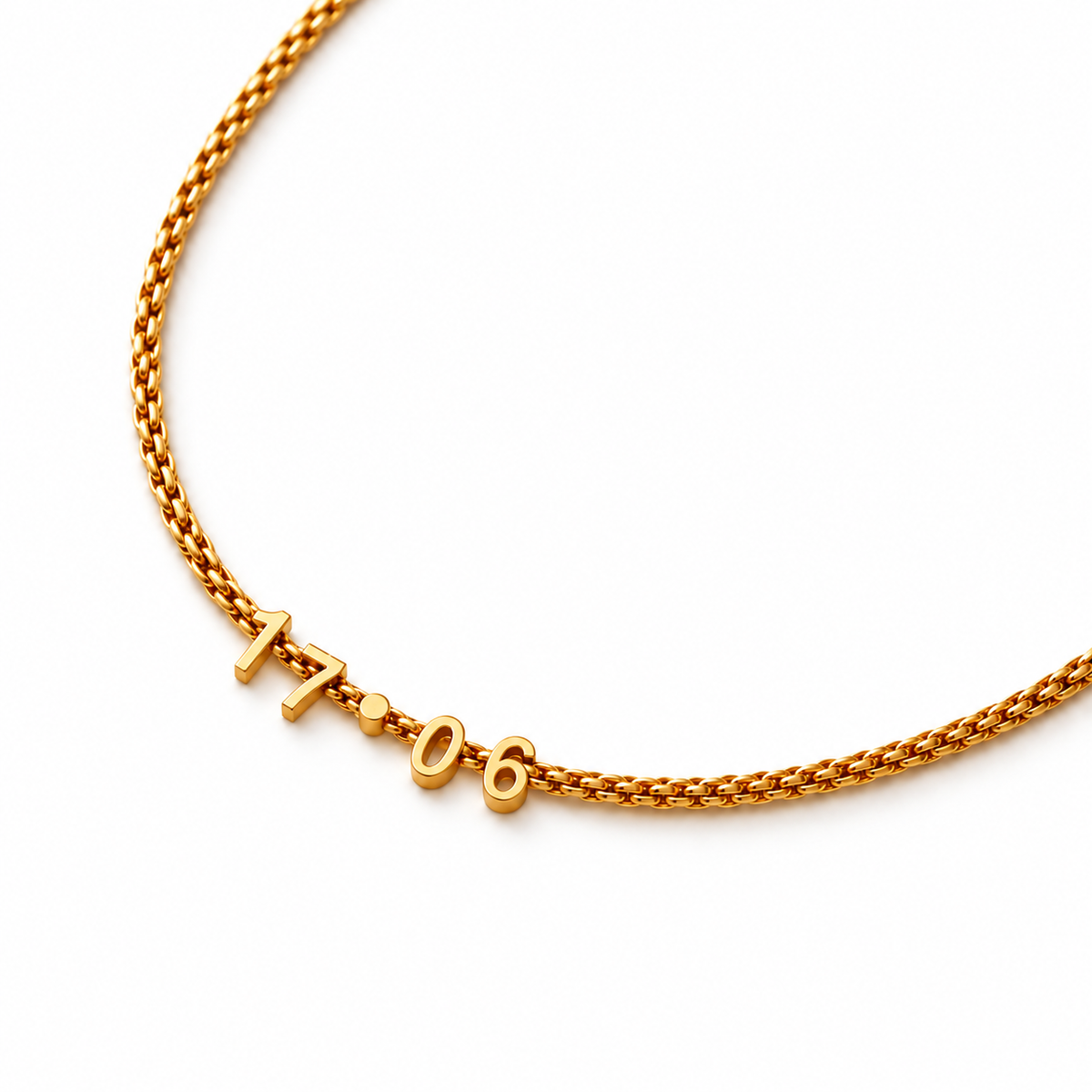 Dilly | Gold Plated Suspended Moments & Dates Necklace