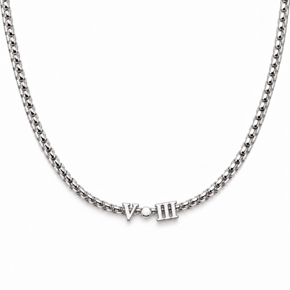 Romie | Gold Plated Roman Numeral Necklace