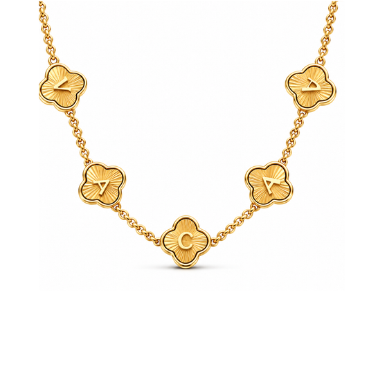 Chelsea | Gold Plated Signature Clover Necklace