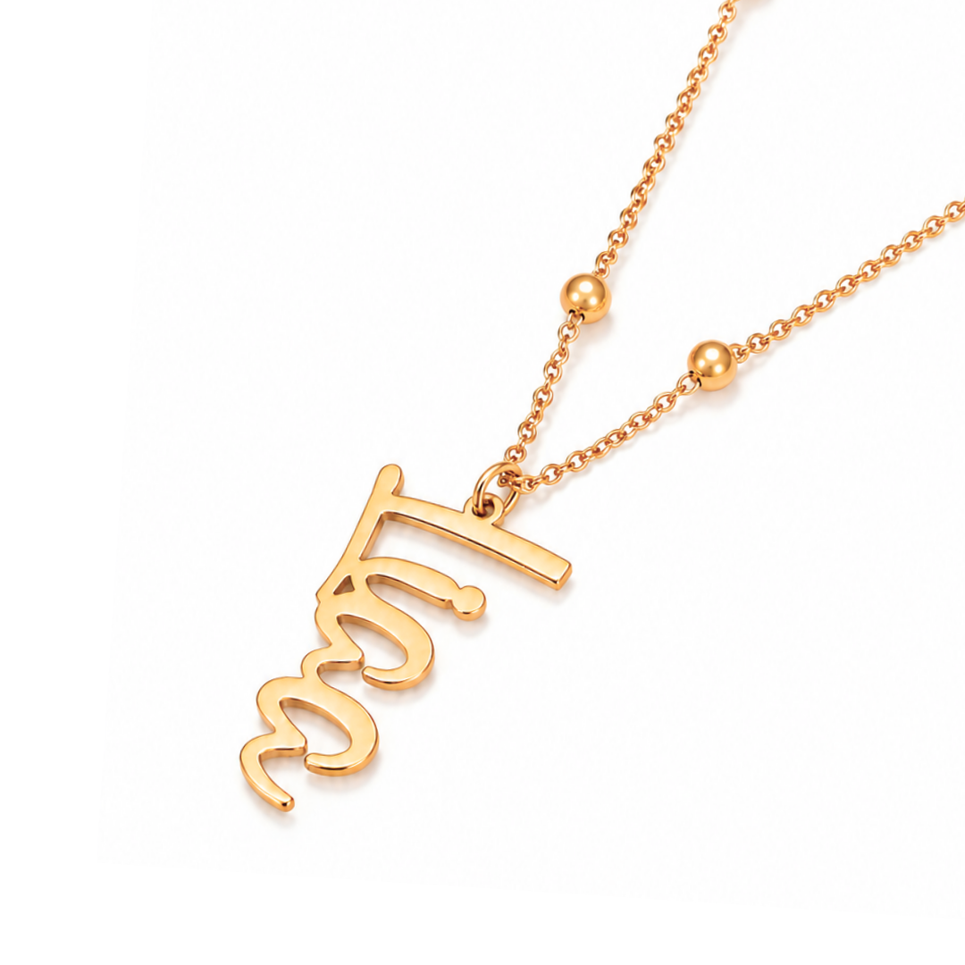 Liaa | Gold Plated Personalised Single Name Necklace