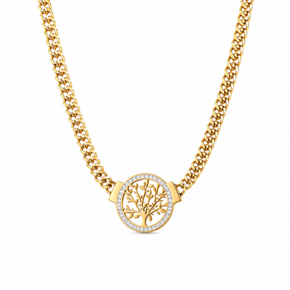 Celia | Gold Plated Eternal Arbor (Tree of Life) Necklace