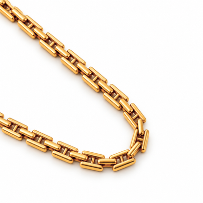 Kiana | Gold Plated Cuban Link Style Bracelet
