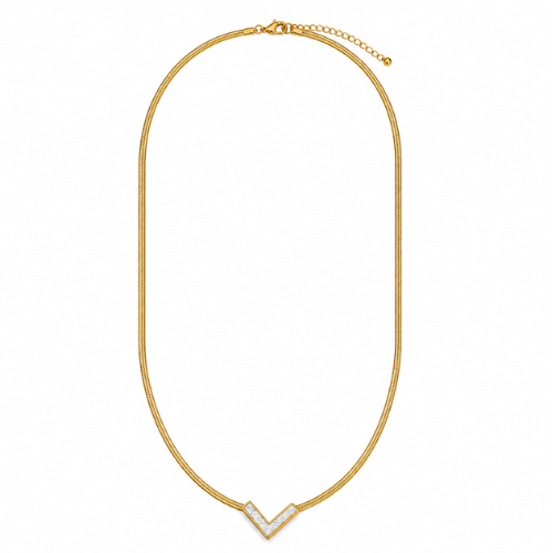 Aura | Gold Plated Hera Chevron Necklace