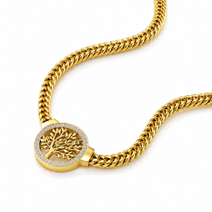 Celia | Gold Plated Eternal Arbor (Tree of Life) Necklace