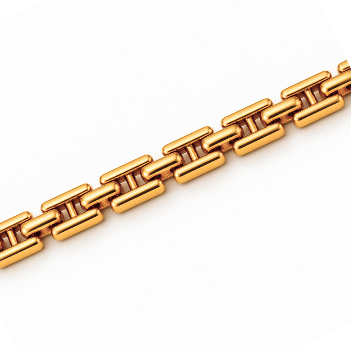 Kiana | Gold Plated Cuban Link Style Bracelet