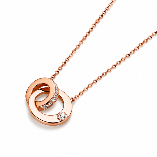 Lyra | Rose GoldPlated Double Interlocking Circles