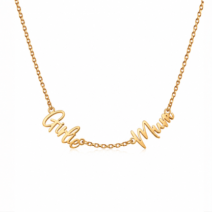 Dorothy | Gold Plated Multiple Name Personalised Necklace