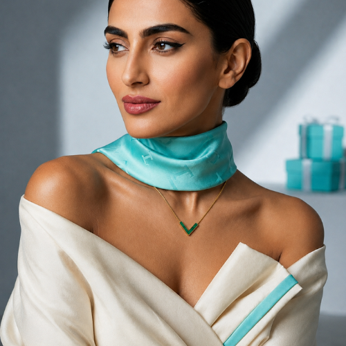 Aura | Gold Plated Hera Chevron Necklace