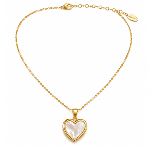 Rochelle | Gold Plated Heart Photo Frame Locket Necklace