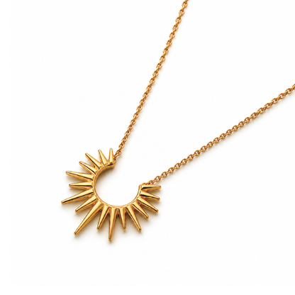 Rhianne | Gold Plated Helia Radiant Necklace