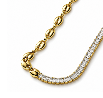 Kim | Gold Plated Équilibre Necklace