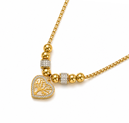 Lorraine | Gold Plated Tree of Life Necklace