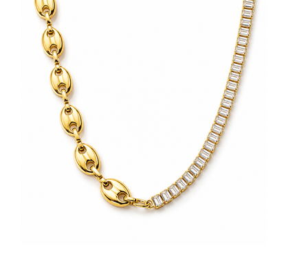 Kim | Gold Plated Équilibre Necklace