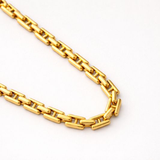 Beatrice | Gold Plated Cuban Choker Necklace
