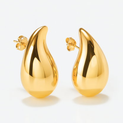 Celeste | 18K Gold Plated Waterdrop Stud Waterproof Earrings