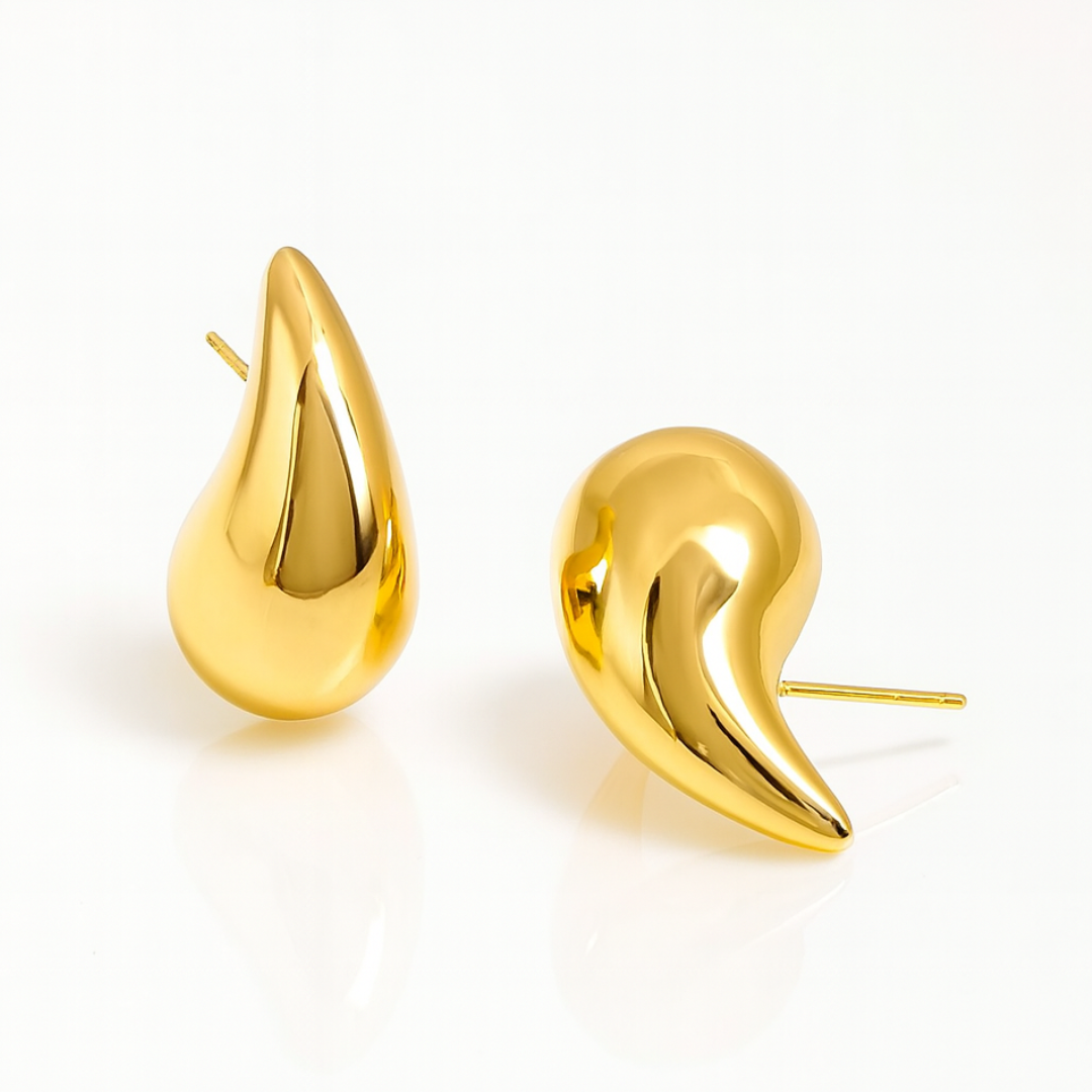 Celeste | 18K Gold Plated Waterdrop Stud Waterproof Earrings