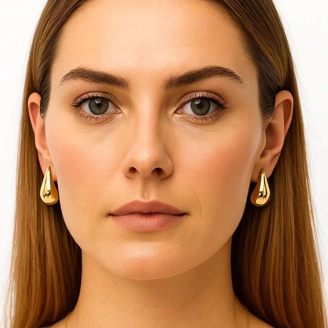 Celeste | 18K Gold Plated Waterdrop Stud Waterproof Earrings