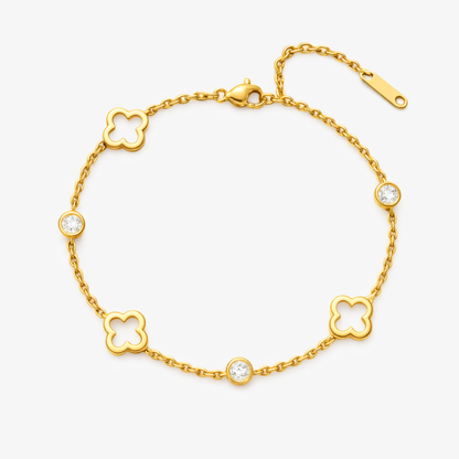 Rita | Multi Clover Chain Bracelet