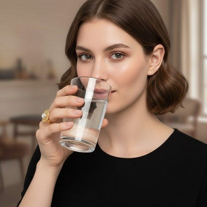 Zoe | Gold Plated Vintage Chunky Resizable Ring with a Round Pearl