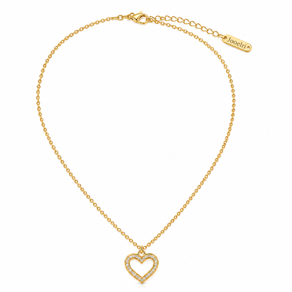 Ella | Gold Plated Eternal Love Heart Necklace