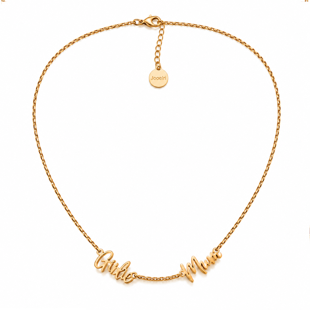 Dorothy | Gold Plated Multiple Name Personalised Necklace