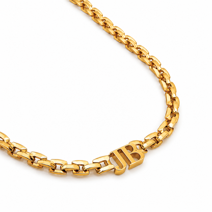 Venus | Gold Plated Initial Choker Necklace