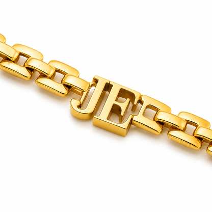 Venus | Gold Plated Initial Choker Necklace